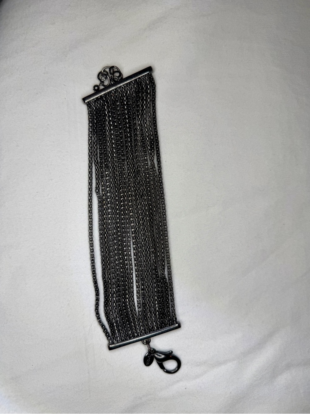 Express Black Multi-Chain Fringe Bracelet